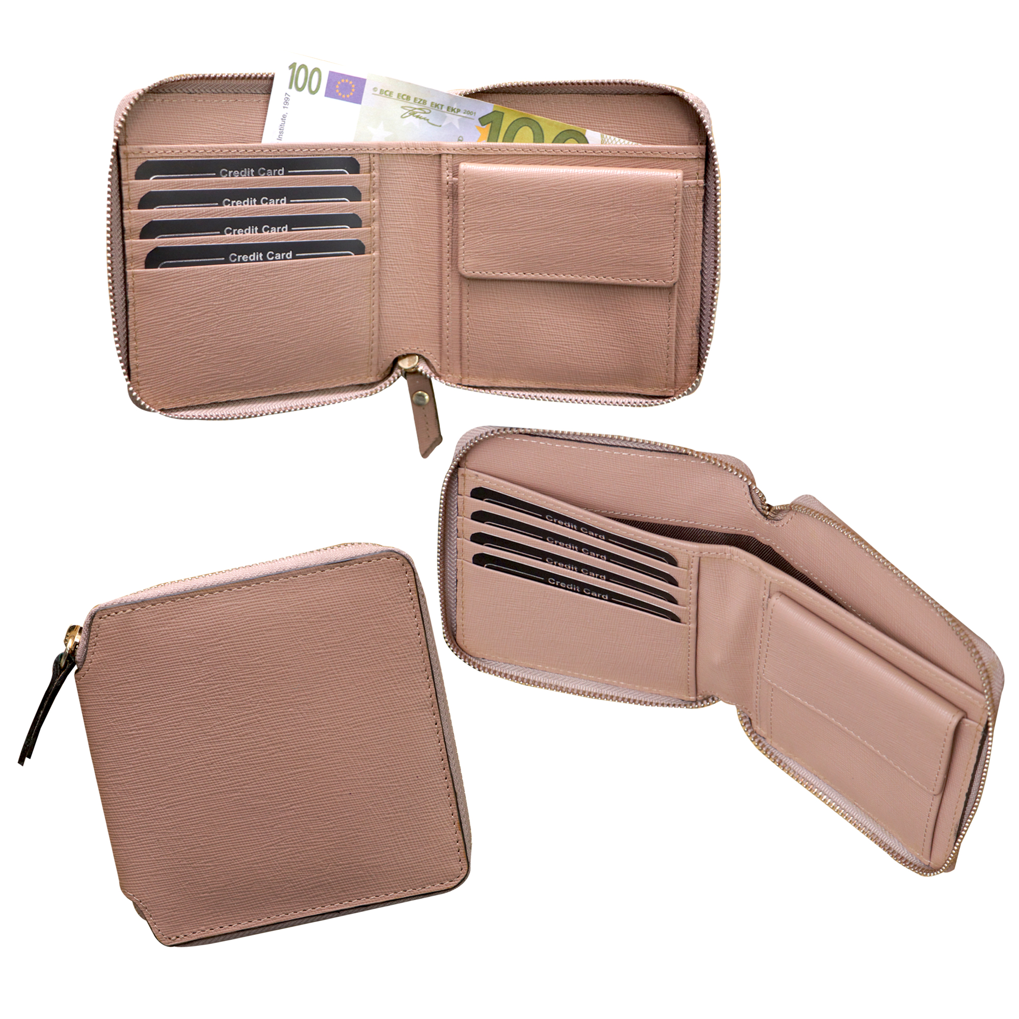 Classic Coffee Bifold Ladies Wallet